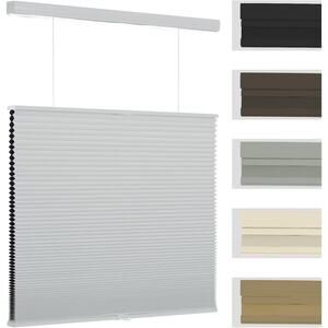 Top Down Bottom Up Cellular Shades Cordless Blackout Blinds 26" W x 50" H, White